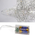 Miniatyrbild 3 av 5: Julgran belyst med LED-lampor, stjärntopp KLB