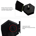 Miniatyrbillede 3 af 8: Jule Solcelledrevne Udendørs Snemand Plæne Varm Lampe Have KLB