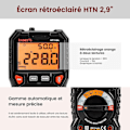 Miniatyrbilde 4 av 5: TRMS 6000 punkts automatisk digitalt multimeter (LED-tilkoblingsguide), profesjonell