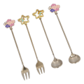 Miniatyrbillede 2 af 8: Japansk 304 rustfrit stål sakura-formet suppeske KLB