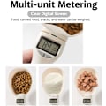Miniatyrbild 2 av 4: Digital husdjursmatsked med LCD-display Elektronisk exakt matsked för hundar katter Fem enheter g/Ml/Cup/FL/Oz