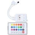 Miniatyrbillede 1 af 8: 24 taster Smart LED fjernbetjening RGB trådløs controller 16 KLB