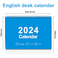 Miniatyrbillede 2 af 6: 2024 Skrivebords Kalender - Stående Flip Skrivebords Kalender 2024, Januar 2024-December Style3 KLB