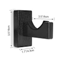 Miniatyrbillede 5 af 8: Baseball bat udstillingskasse, stabil baseball bat stand, sort