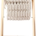 Miniatyrbild 2 av 8: Bohemisk tidningsställ Makramé tidningsställ Boho tidningshållare KLB