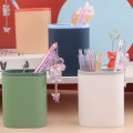 Miniatyrbild 5 av 5: Fashion Modern Tvåfärgad Pennhållare för Kontor Makeup Skrivbord Vit KLB