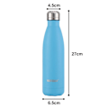 Miniatyrbilde 2 av 6: Rustfritt stål vannflaske 500 ml, egnet for karbon