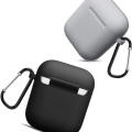 Pikkukuva 2 / 7: Airpods-kuoren suojakotelo on yhteensopiva mustan harmaan kanssa