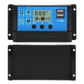 Miniatyrbilde 8 av 8: 40A blå kontroller, automatisk PWM LCD ladekontroller PV KLB