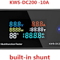 Miniatyrbilde 4 av 5: DC Digital Voltmeter Ammeter KWS DC200 10A