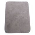 Miniatyrbillede 1 af 5: Opvaskemåtte, mikrofiber tørremåtte, superabsorberende, mikrofiber, grå
