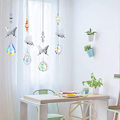 Miniatyrbillede 5 af 5: 7 stk. Butterfly Crystal Suncatcher Crystal Lysekrone Prisme