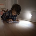 Miniatyrbillede 6 af 6: Nattlys med bevægelsessensor, 6 LED bevægelsessensor lys skab lys, KLB