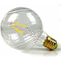 Pikkukuva 1 / 5: Led-lamput Vintage Led Filament Edison -lamppu 4W Ei himmennettävä Erikoisvalaisimet Koristelamput 220/240V E27 Lämpöhehku (G95 Kirkas pyörre) KLB