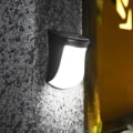 Miniatyrbild 1 av 7: Solcellsdocka Vägglampa Utomhus Trädgård Väggstaket Dekoration Vatten