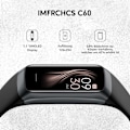 Pikkukuva 4 / 7: Älykäs kello naisille ja miehille, kuntokello 1,10 tuuman AMOLED-kosketusnäytöllä