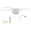 Miniatyrbilde 1 av 8: 105LED taklampe Moderne bølget taklampe for stue KLB