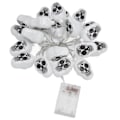 Miniatyrbillede 8 af 8: 20 stk. LED Halloween kranie-lyskæde varm 3m/9.84ft batteri KLB