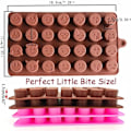 Miniatyrbillede 5 af 7: Sødt Smiley Chokolade Silikoneforme Genanvendelige