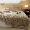 Miniatyrbilde 2 av 2: Lett termisk polyester tykt teppe, mykt, queen size