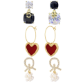 Miniatyrbillede 1 af 5: Temperament Simple Pearl Bow Øreringe High Touch Everything Style4 KLB