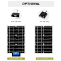 Miniatyrbillede 7 af 8: Solcellelader solpanel kit med solcelleladningsregulator, med