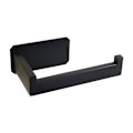 Miniatyrbillede 2 af 5: Selvklæbende toiletrulleholder uden boring væg papirholder papirholder, rustfrit stål toiletrulleholder toiletrulleholder (sort) KLB