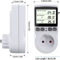 Miniatyrbilde 3 av 5: Termostatkontakt, digital temperaturregulator, digital programmerbar stikkontakt med