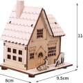 Miniatyrbilde 2 av 5: Julelandsby opplyst av LED Village Luminous Chalet KLB
