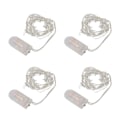 Miniatyrbillede 3 af 8: Pakke med 4 stjernelyskæder batteridrevet 20 LED stjernefe KLB