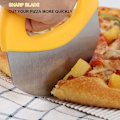 Pikkukuva 3 / 7: Ensiluokkainen pizzaleikkuri ruoanhakkuri superterävä ruostumattomasta teräksestä valmistettu terä