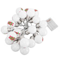 Miniatyrbillede 6 af 8: 9.8 Fu 20 LED'er Bold Pære Lysstreng Batteridrevet Jule KLB