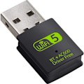 Miniatyrbilde 1 av 7: USB WiFi Bluetooth-adapter, 600 Mbps dual band trådløst nettverk