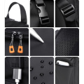 Miniatyrbilde 5 av 6: Weixier B1862 Herre Business Casual Stor Kapasitet Reiseveske Datamaskin Ryggsekk (G