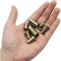 Miniatyrbilde 4 av 5: 230 stk sinkroniseringsinnsats i sinklegering, sekskantmutter-gjengeinnsatser, M4 M