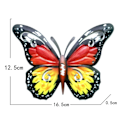 Pikkukuva 4 / 7: Metal Butterfly Wall 3D Colored Metal Butterflies Set of 4 for