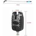 Miniatyrbilde 3 av 5: Tackle fiskebit alarm og LED Swinger sett blå LED lys fiske