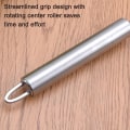 Miniatyrbillede 6 af 8: Rullepind i rustfrit stål til bagning/dej med non-stick håndtag