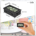 Miniatyrbillede 2 af 5: 3X Mini LCD Digital Termometer Temperatur Fugtighedsmåler KLB