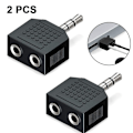 Pikkukuva 1 / 8: 3,5 mm:n kuulokejako (2 kpl) | 1 uros - 2 naarasta