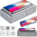 Miniatyrbillede 4 af 5: Youlala 2 i 1 LED-vækkeur med Qi-oplader og termometer til iPhone XS Max,