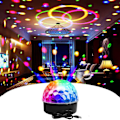 Miniatyrbilde 3 av 7: Disco Ball Disco Lys Fest Disco Lys Projektor LED Festlampe 9 Farger