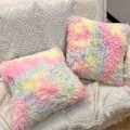 Miniatyrbild 5 av 5: Set med 2 kuddfodral, 45 x 45 cm, supermjuka fluffiga kuddar för soffa KLB