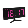 Miniatyrbild 1 av 6: Elektronisk LED-klocka Smart Digital Desk Clock (Rosa)