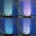 Miniatyrbild 3 av 6: LED-akvarium bubblare färgväxlande lampa luftbubbla sten fisk tank bubbla