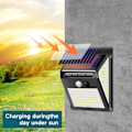 Miniatyrbild 4 av 8: 4-pack solcellslampor för utomhusbruk 140 LED, solcellslampor för utomhusbruk med KLB
