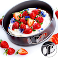 Miniatyrbilde 5 av 8: Non-stick springform pan, lekkasikkert kakeform med flat diameter 26 KLB