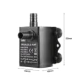 Miniatyrbild 3 av 5: DC12V 5W Ultratyst Mini Borstlös Vattenpump Vattentät Nedsänkbar Fontän