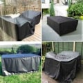 Miniatyrbillede 2 af 4: Sort cover til havemøbler - 180 x 120 x 74 cm