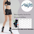 Miniatyrbilde 8 av 8: 3 par med Soothe Relief kompresjonsstrømper, fitness kompresjon L/XL KLB